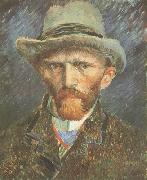 Vincent Van Gogh Self-Portrait with Grey Felt Hat (nn040 oil painting on canvas